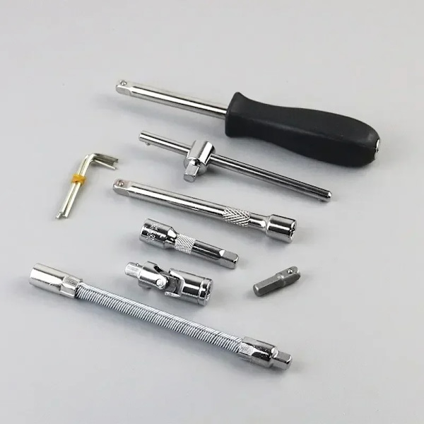 46 bitar Bil Reparation Verktyg Kit 1/4-tums Socket Set