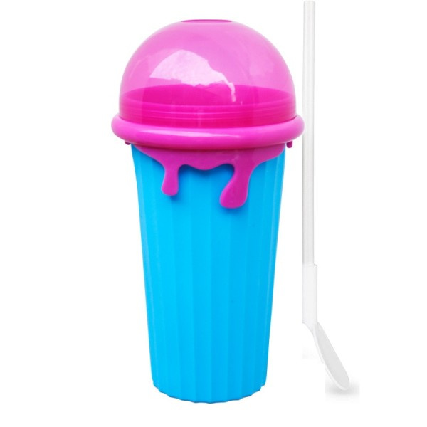 Kapacitet Slushy Cup Sommer Squeeze Hjemmelavet Juice Vand Flaske Quick-Frozen Smoothie Sand Cup