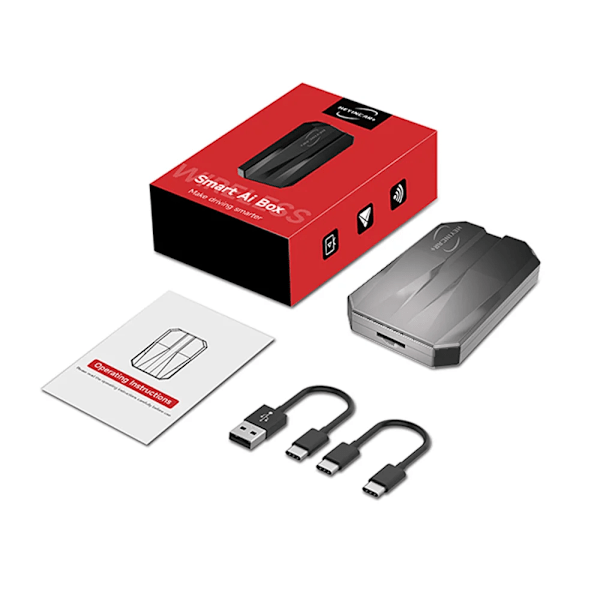 Smart Ai Box Plus Android Wireless CarPlay Android Auto Adapter