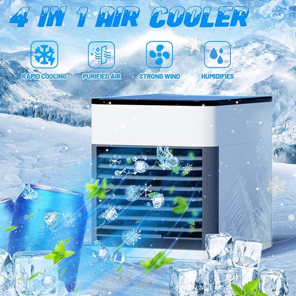 Mini Aircondition Køling Blæser Multifunktion USB Husholdnings Bærbar Air Conditioner Fugter