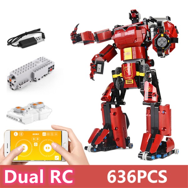 RC Bricks Robot Model Model Elektrisk Bygningsklodser Teknisk APP Programmering Fjernbetjening Kontrol Børne Legetøj