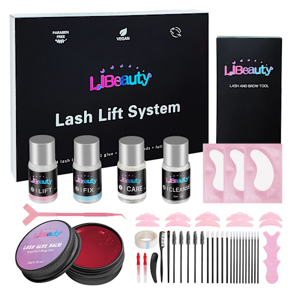 Fast Lash Lift Kit Lash Lift Eyelash Lifting Eyelash Enhancer Calia Set Lashes Perm Complete työkalulla