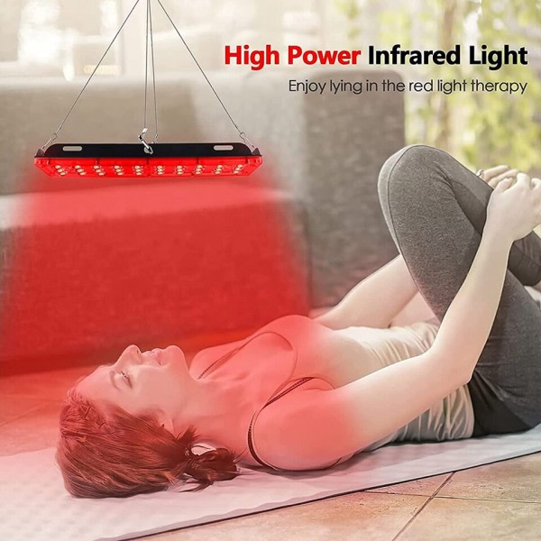 Rød lys terapi enhet med justerbar stativ infrarød lys enhet