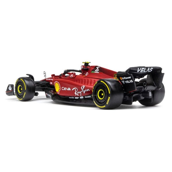 F1 Scuderia Ferrari F1-75 #16 Leclerc #55 Sainz Legering Luksus Kjøretøy Diecast Biler Modell Leketøy