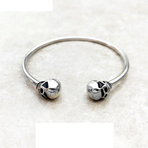 Armband Bangle Skull Europe Style Mode Karma Rebel Smycken