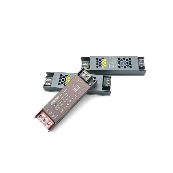 Ultra Tunn Lighting Transformatorer 220V till DC 24V Strömförsörjning Adapter