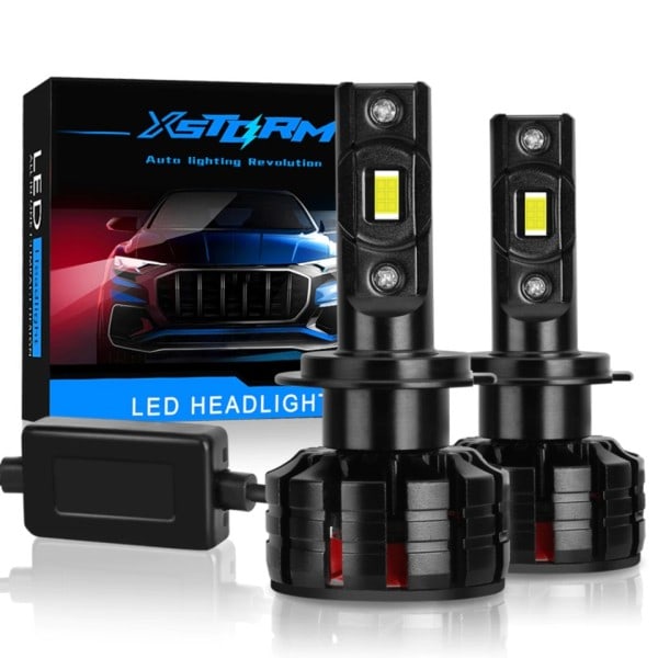 Led Canbus H3 Led Forlygter Mini 100W 20000LM Bil Lys Pærer