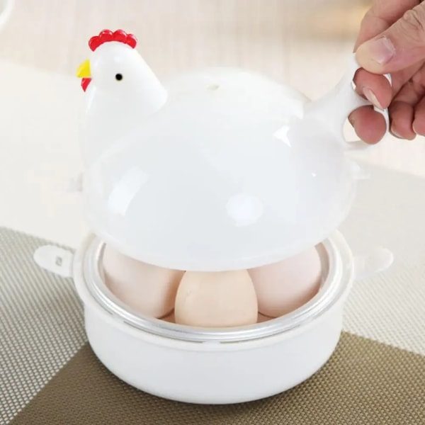Keittiö munat höyrystin kana muotoiltu mikroaaltouuni 4 muna kattila liesi kannettava keittiö ruoanlaitto laitteet höyrystin