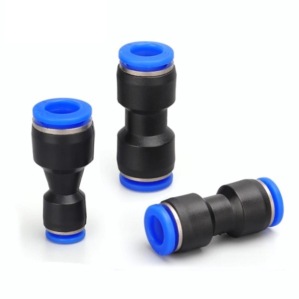 Plast stik PU PG 4mm 6mm til 8mm 10mm Luft vand Slange Rør Push-in Lige Gas Quick Connectors