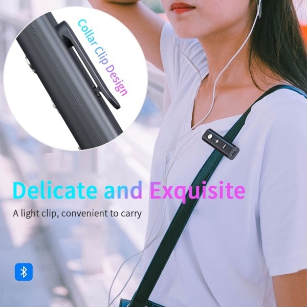 Bluetooth sovitin 5.0 Langaton Bluetooth vastaanotin 3,5mm Jack Kuuloke Aux Bluetooth lähetin ääni