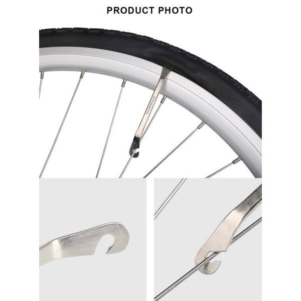 3 stycken Cykel Däck Spak Rostfritt Stål Berg Väg Cykel Hjul Avlägsnare Utomhus Cykling Reparation Verktyg