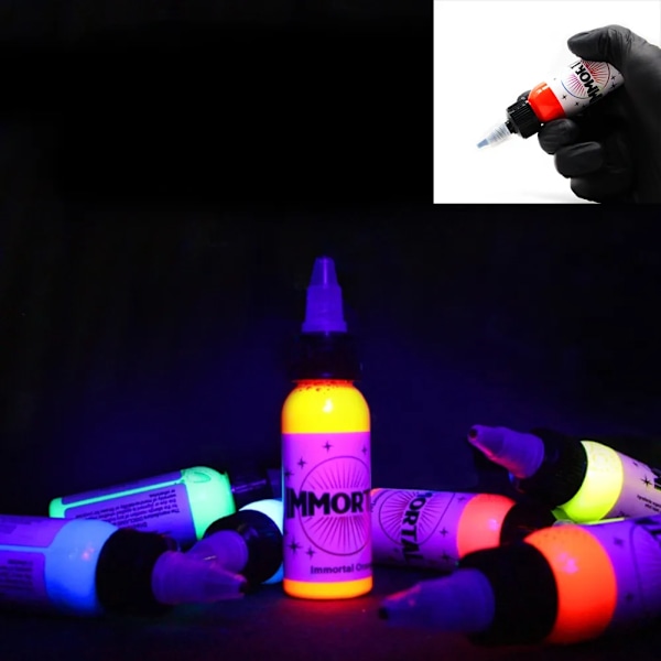 Fluoresoiva tatuointi pigmentti valo ammattimainen puoli pysyvä mikroblading helppo värjäys
