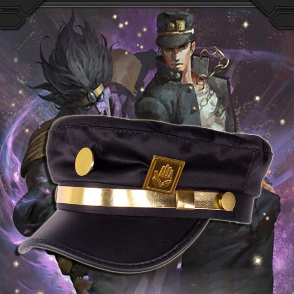Outo Seikkailu Cosplay Lippis Jotaro Kujo Cosplay Lisävarusteet Hatut Armeija Armeija Lemmikki