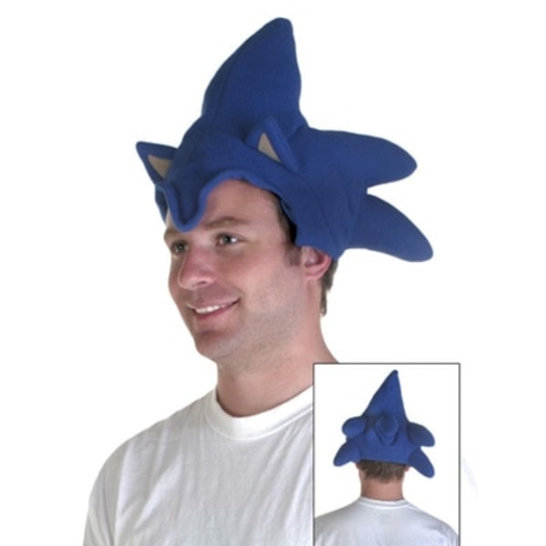 Sonic the Hedgehog Mote Baseball Hatter Cap Gutt Jente Tegneserie Youth Justerbar Blue Flat modell