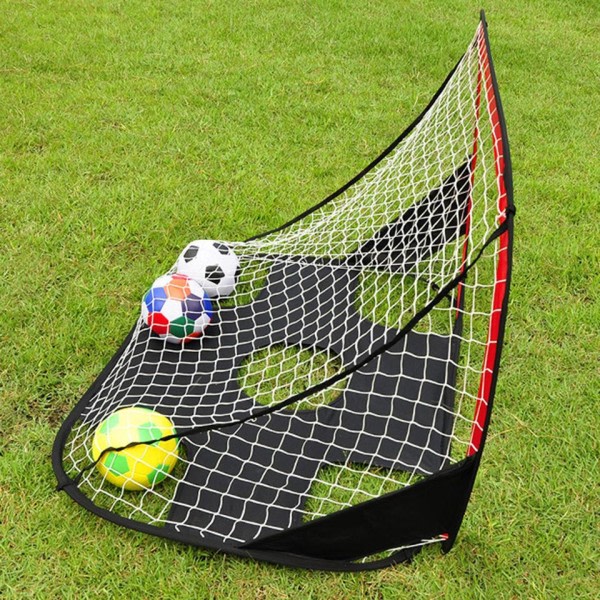Børn børn foldbar fodbold port net mål bold træning fodbold træning mini net til  udendørs indendørs sjov spil