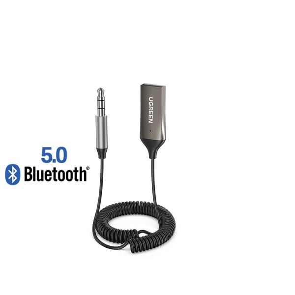 Bluetooth Aux Adapter Trådløs Bil Bluetooth Mottaker USB til 3,5mm Jack Audio Music Mic Handsfree Adapter