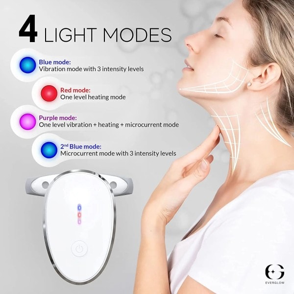 Microcurrent Ansiktsbehandling Enhet Populär hudvård maskin Ansikte Anti rynk Ta bort Nacke Lyft Massager Lift Verktyg