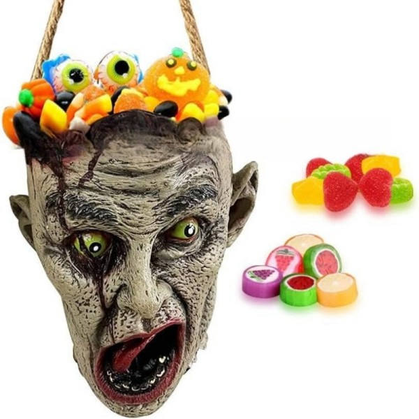 Halloween godis korg zombie monster godis påse trick or treat spöke fest fest glad dag inredning