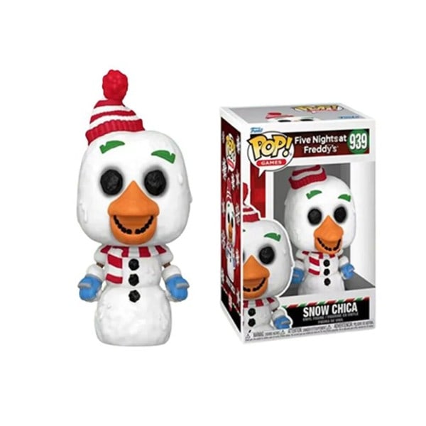 Pop Fem Netter ved Freddy´s Fnaf Bear SANTA FREDDY Spill Action Figur At Five Netter Sikkerhet Breach Modell Barn Leketøy