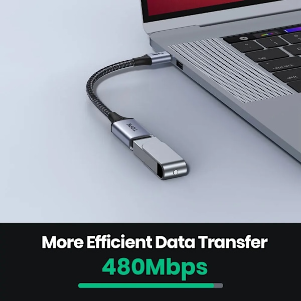Høy kvalitet USB C til USB A Dapter OTG Kabel Type C Hann til USB 3.0 2.0 Hunn kabel