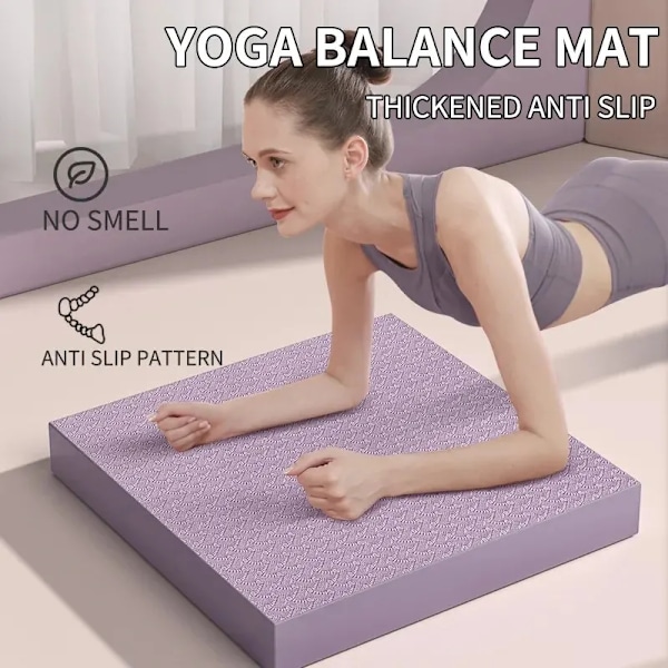 Balance Pad Non-Slip  Skum Mat Ankler Knæ Pade Pude til YogaFitness