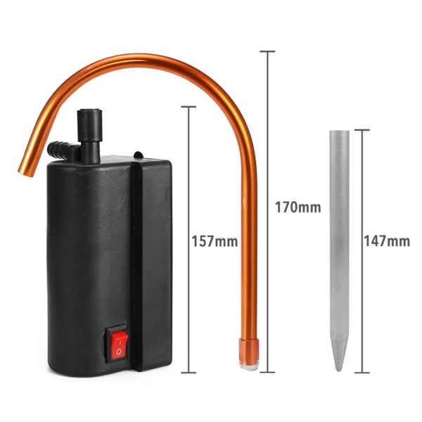 Fiske Sug Enhet Vatten Absorberare Maskin Ladda Fiske Automatisk Pump