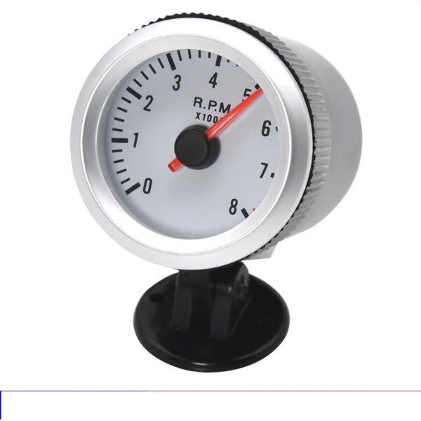 Auto Bil Tacho Gauge Blå LED 12V Display Tachometer