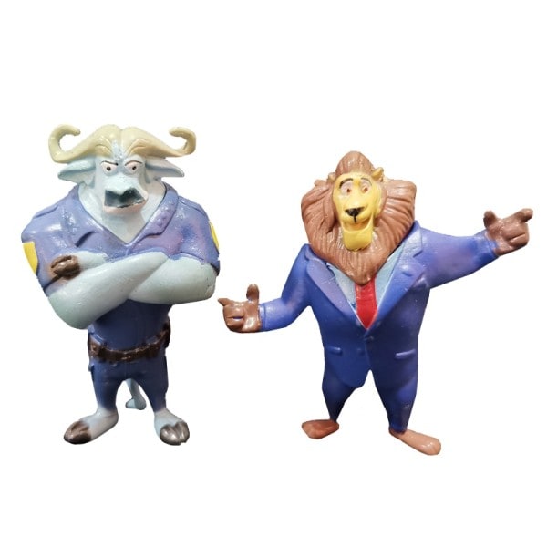 Pixar Zootopia Zootropolis Toy modell PVC Action Figur Judy Hopps Nick dukke