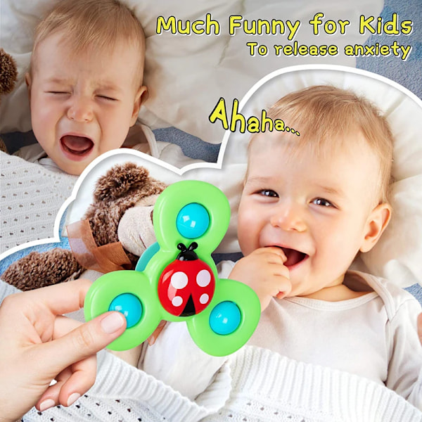 3 kpl Vauva sarjakuva Fidget Spinner lelut
