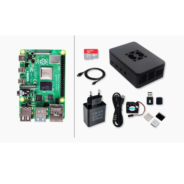Kehittäjä levy tai 4b Kit(G) RAM  8GB Ydin CPU 1,5Ghz 3 Speeder Than Pi 3B+
