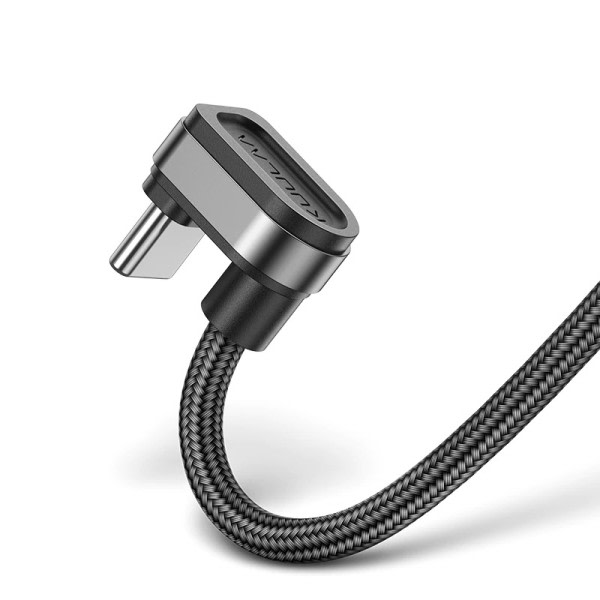 USB Type C kabel 180 grader Rask lading mobil telefon lader kabel