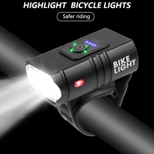 Polkupyörä valo 1000LM USB ladattava virta näyttö MTB maasto maantie pyörä etu lamppu
