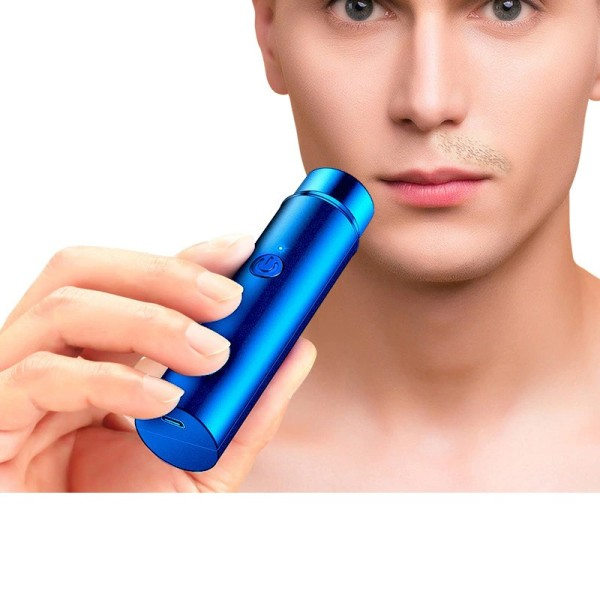 Mini USB Elektrisk barbermaskine Langtidsholdbar bærbar vaskbar bil genopladelig barbermaskine barbermaskine barbermaskine