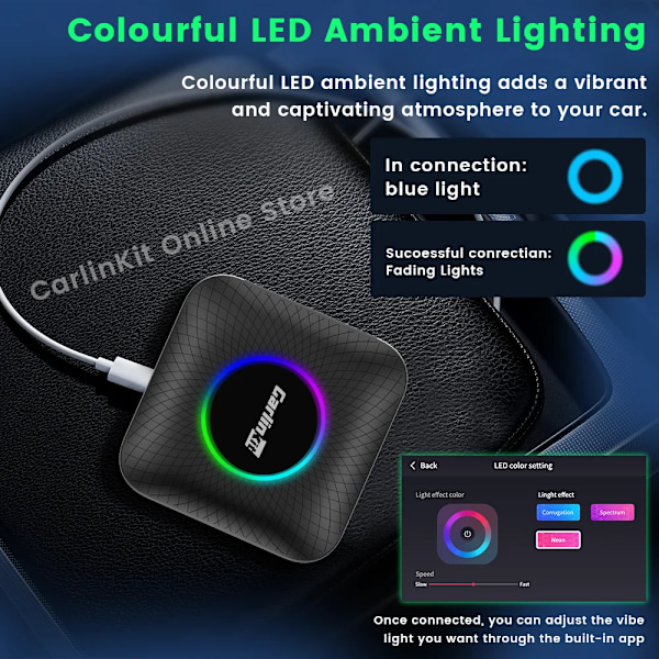 Android 13 TV Box LED 8+128GB CarPlay Langaton Android Auto Langaton sovitin