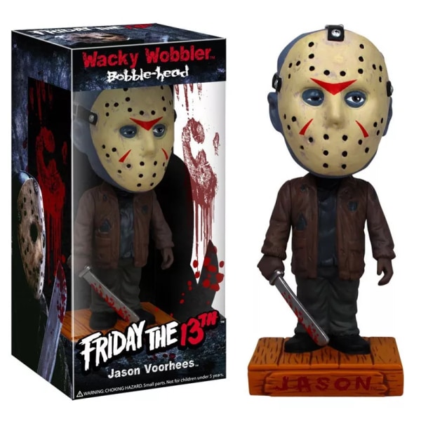 Fredag den 13. Jason Wacky Wobbler Bobble Head PVC Handling Figur Samling Leketøy