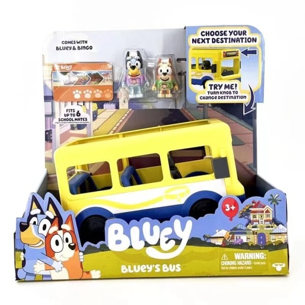 Børn's Hjem Scene Rekvisitter Træ Hus Hus Hus Bus Hund Legetøj Sæt Legetøj