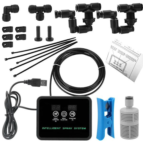 Professionell automatisk vattning system trädgård växt spruta elektronisk timer touch skärm spray bevattning system kit