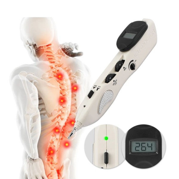 USB Genopladelig Elektronisk Akupunktur Pen Elektrisk Body Massager Meridian Puls Afslappende Fysioterapi Udstyr