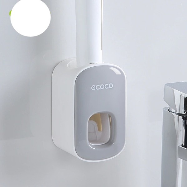 Automatisk tandkräm dispenser vägg fäste badrum badrum tillbehör vattentät tandkräm pressare