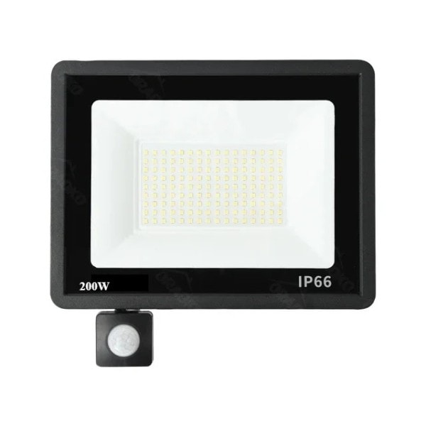 LED PIR Motion Sensor Fomlys Utendørs Vegg Lys Hvit Lys