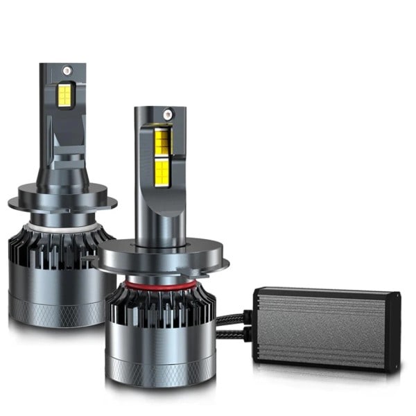 Led Canbus 80000LM Auto ajovalot  9012 Hir2 LED polttimo Turbo lamppu