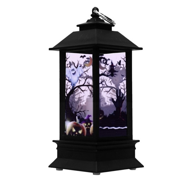 Halloween koristelu Led kynttilät tee valo vintage linna kurpitsa haamu riippuva LED lyhty lamppu