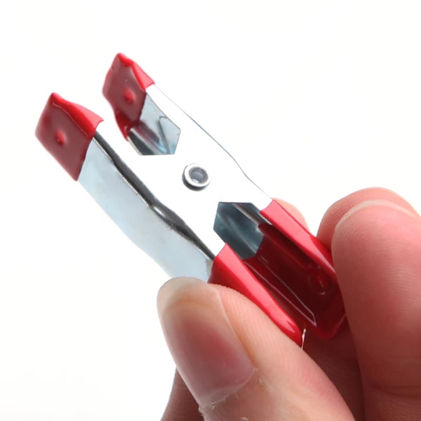 10 stykker metal fjeder klemmer 2" clips blødt plastic spidser greb billeder håndværk clips værktøj
