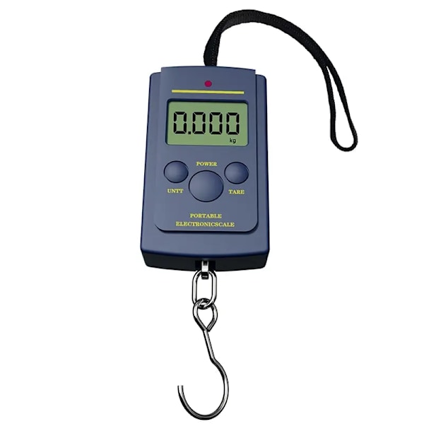 1st Multifunktionell Mini 40kg/10g Elektronisk Hängande Fiske Bagage Balanca Portabel Digital Handy Ficka Vikt Krok Våg