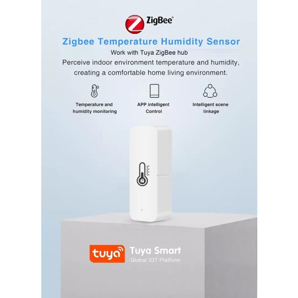 Tuki Alexa ääni ohjaus kosteusmittari Zigbee WIFI lämpötila ja kosteusanturi