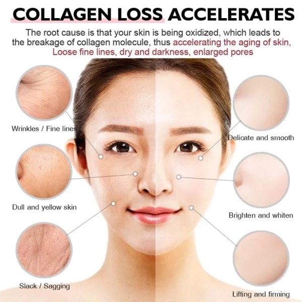 Snegl Collagen Ansigt Creme Hvidning Fugtighed Anti aldring ansigtsbehandling opstrammende creme