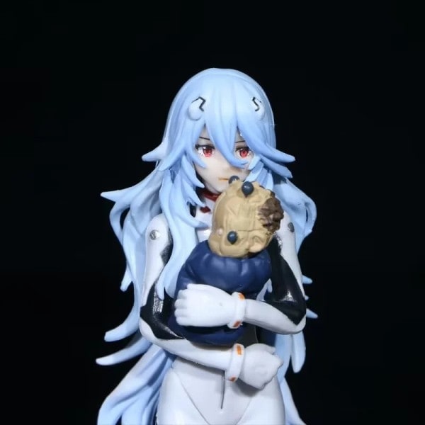 Evangelion EVA Ayanami Rei's Lang Hår Version Action Figur Legetøj
