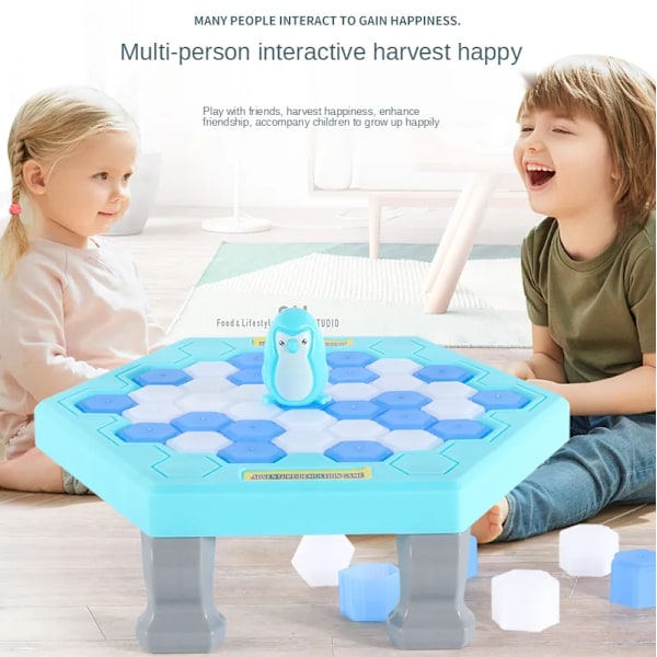 Mini Save The Penguin Penguin Ice Breaking Great Family Sjove Desktop Spil Kid Legetøj