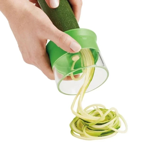 Hög kvalitet Handhållen Spiralizer Grönsak Frukt Skärare Justerbar Spiral Rivjärn Cutter Salad Verktyg