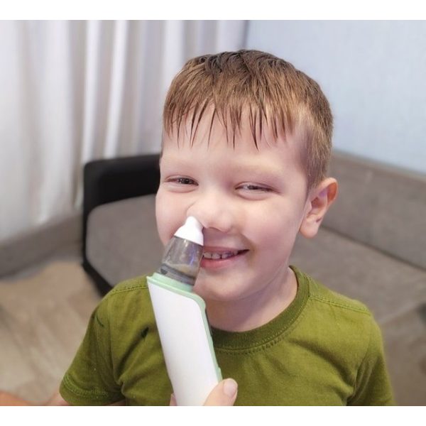 Uppladdningsbar Baby Nose Cleaner Silikon Justerbar Sug Elektrisk Barn Nasal Aspirator